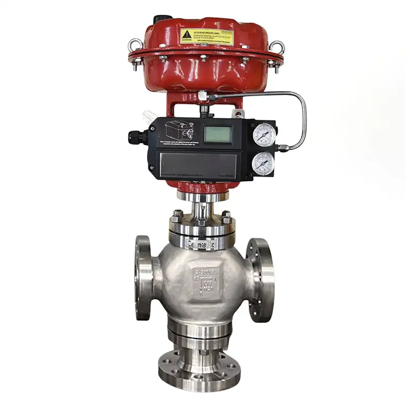 Valvula de Control 3 Vias para Regular Mezclado o Desvio